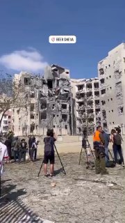 ⚡️ VIDEO | Scene from the site of the Iranian missile strike in the occupied city of Beersheba which resulted in the kil